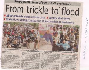 University in chaos after the removal of Prof. (Dr.) P. N. Mishra